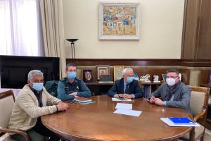 Reunión en Subdelegación del Gobierno con la Guardia Civil.