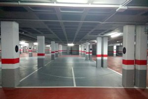 Un garaje en la capital almeriense.