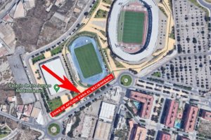 El nuevo lugar de concentración para los aficionados.