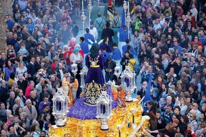 Imagen de archivo de la celebración de la Semana Santa en Almería.
