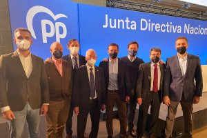 Representación almeriense en la Junta Directiva del PP.