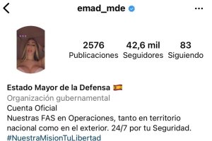 ‘Hackeo’ al perfil del Estado Mayor de la Defensa el lunes.