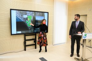 Ana Martínez Labella y Ramón Fernández-Pacheco durante la presentación del plan integral