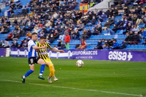 David Segura en el partido del pasado domingo contra el Hércules.