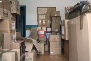 Imagen de un espacio habilitado para la recogida de productos en otro punto del país.