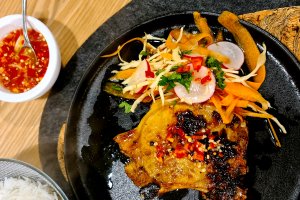 Chuletas de Cerdo estilo Thai.