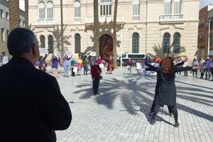 Reivindicación en la Plaza de la Catedral.