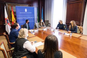 Reunión en la Diputación Provincial de Almería.