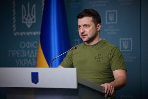 El presidente de Ucrania, Volodimir Zelensky.