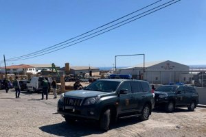 Despliegue de la Guardia Civil en la Puebla de Vícar