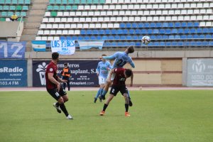 Plomer en el encuentro del pasado domingo contra el Eldense.