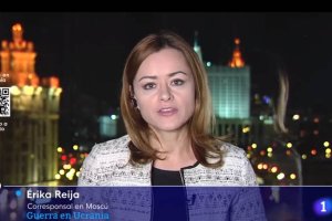 Érika Reija, corresponsal de TVE en Moscú.