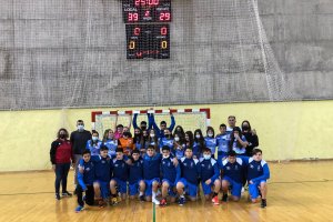 Foto de familia con el balonmano como gran protagonista.
