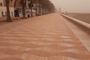 Imagen este martes del Paseo Marítimo.