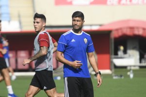 Pedro Emanuel en su etapa en el Almería.