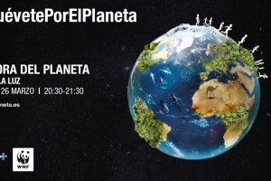 Detalle del cartel de \'La Hora Planeta\', la iniciativa a la que se ha sumado Pulpí.