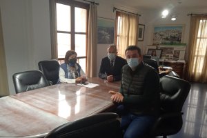 Visita del delegado de Turismo, Vicente García Egea, a Mojácar.