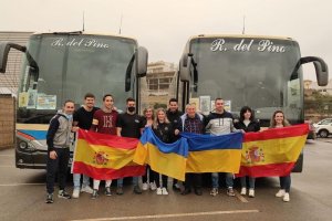 Foto de la expedición antes de la salida desde Albox.