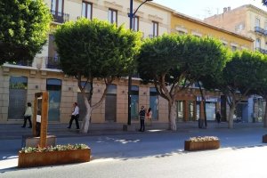 Paseo de Almería de la capital en su parte más baja