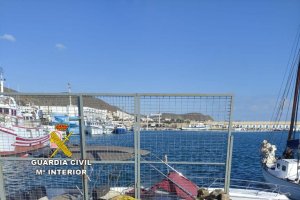 Todos los fardos encontrados por la Guardia Civil.