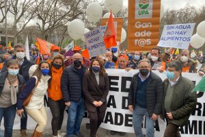 Representación almeriense en la manifestación.