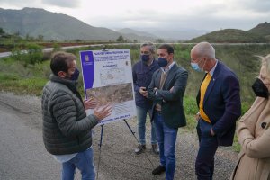 Visita del presidente de la Diputación de Almería.