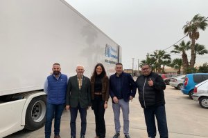 Un camión ha salido hoy desde Almería hacia la frontera de Ucrania con Polonia.