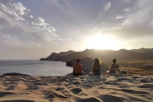 Un atardecer desde la duna de Mónsul. (FOTO: Francisco G. Luque)