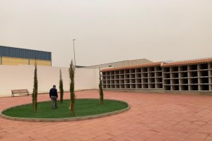 Zona ampliada del cementerio cuevano.