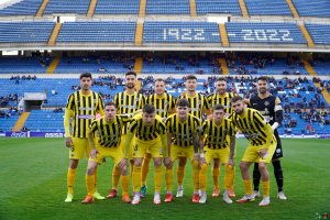 El once que salió ante el Hércules en el José Rico Pérez de Alicante.