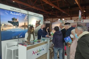 Espacio almeriense en la feria belga.