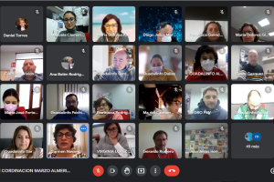 Un momento del encuentro.