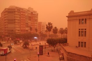 Imagen del centro de Almería tomada hace dos semanas.