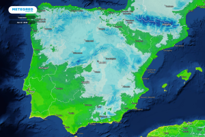 Mapa de las heladas que se registrarán a partir del sábado que viene