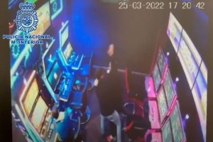 Captura del vídeo difundido por la Policía Nacional.