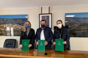 Maribel Sánchez, Antonio Fernández y Aránzazu Martín.