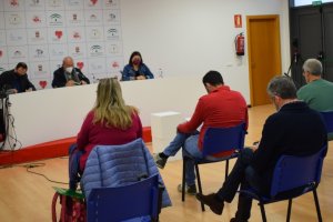 Imagen del pleno en Vícar este jueves.