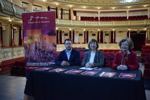 Presentación de los premios de Amigos de la Alcazaba, este jueves en el Cervantes.