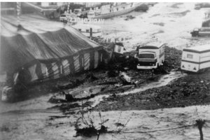 Tromba de agua sobre Almería en 1970.