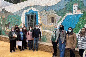 Imagen de un mural en Alicún.