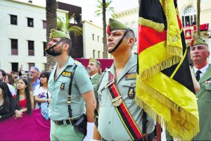 Legionario en el Prendimiento, en una imagen de 2019