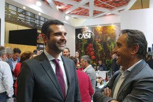 El alcalde de Almería, Ramón Fernández-Pacheco, junto al concejal de Agricultura, Juanjo Segura, vuelven a Fruit Logistica.