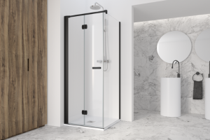 Mampara C219-Negro-Transp-Siena PROFILTEK.