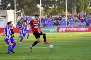 Cristian Moreno en el partido ante el Águilas.