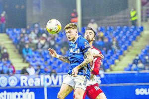 Oviedo-Almería, el último partido que fue titular.