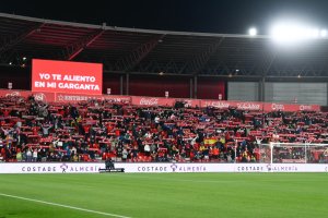 Bufandeo en el Estadio de los Juegos Mediterráneos.