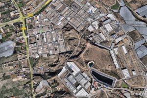 Imagen de satélite de los polígonos de Viator obtenida de Google Earth