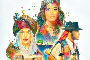 Imagen del cartel ganador de Moros y Cristianos 2022 de Mojácar.