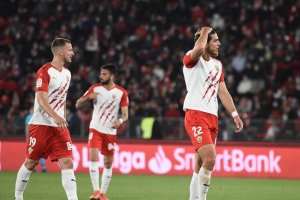 Babic y Ely en el partido del lunes contra la Ponferradina.