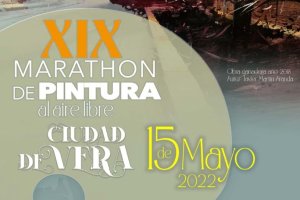 Detalle del cartel de la XIX edición de la Marathon de Pintura al aire libre \'Ciudad de Vera\'.